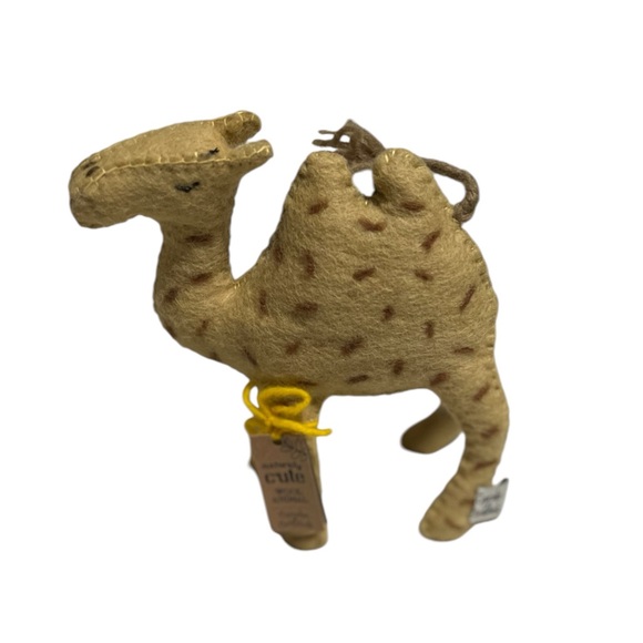 Cupcakes and Cartwheels Camel Plush RARE Wool Animals Nursery - Picture 1 of 6